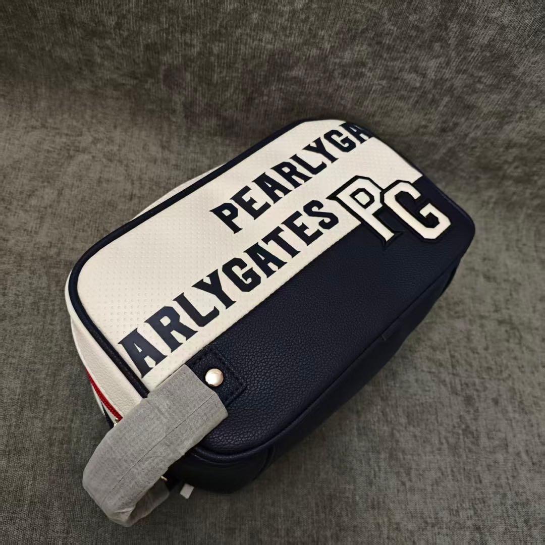 PEARLY GATES ストライプポーチ