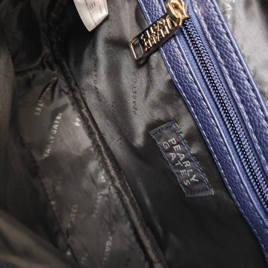 PEARLY GATES ストライプポーチ