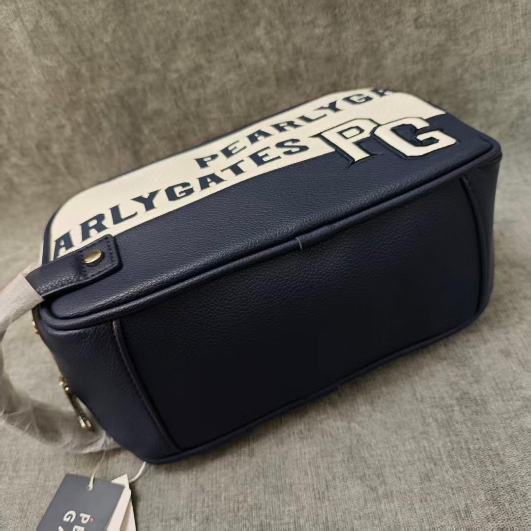 PEARLY GATES ストライプポーチ