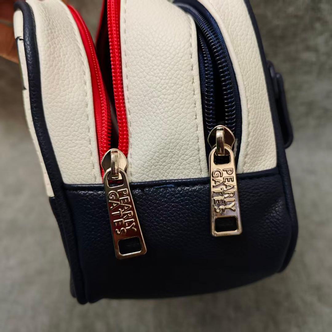 PEARLY GATES ストライプポーチ