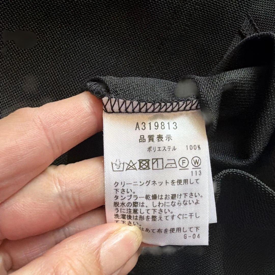 archivio パフ袖半袖プルオーバー　M ブラック