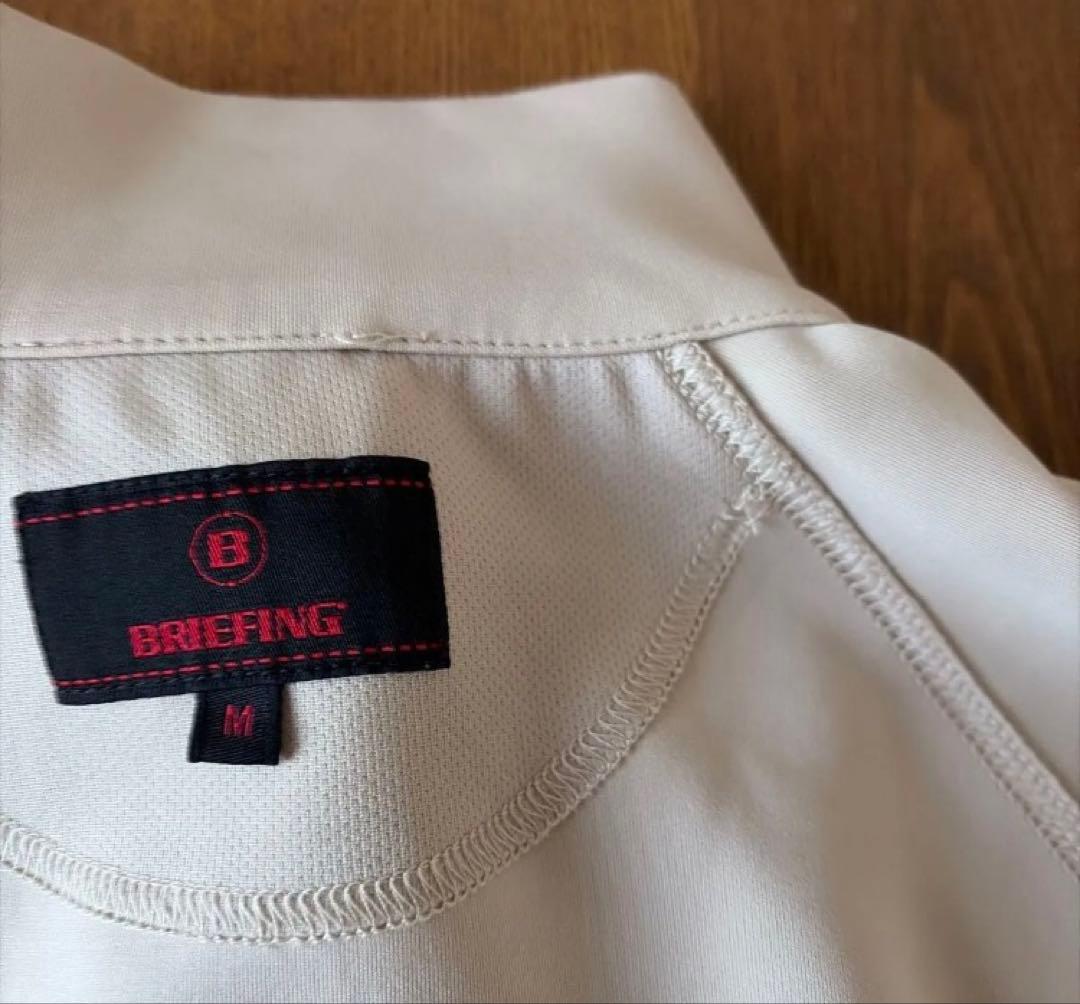 美品 ブリーフィング 3Dロゴ ブルゾン サイズM ベージュ