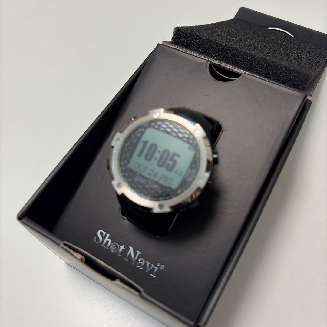 ショットナビShot Navi GPS腕時計型 ブラックW1-FW USED