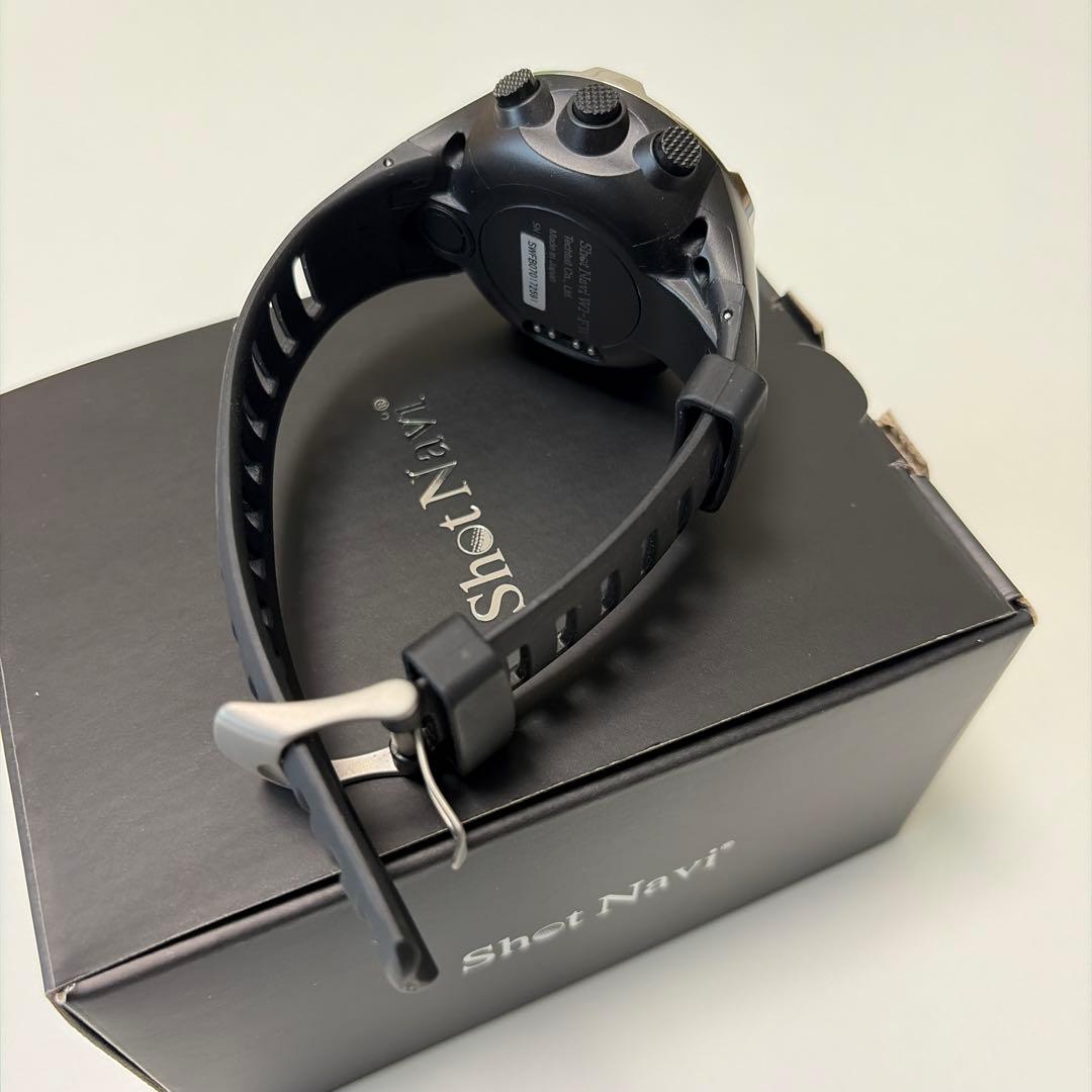 ショットナビShot Navi GPS腕時計型 ブラックW1-FW USED