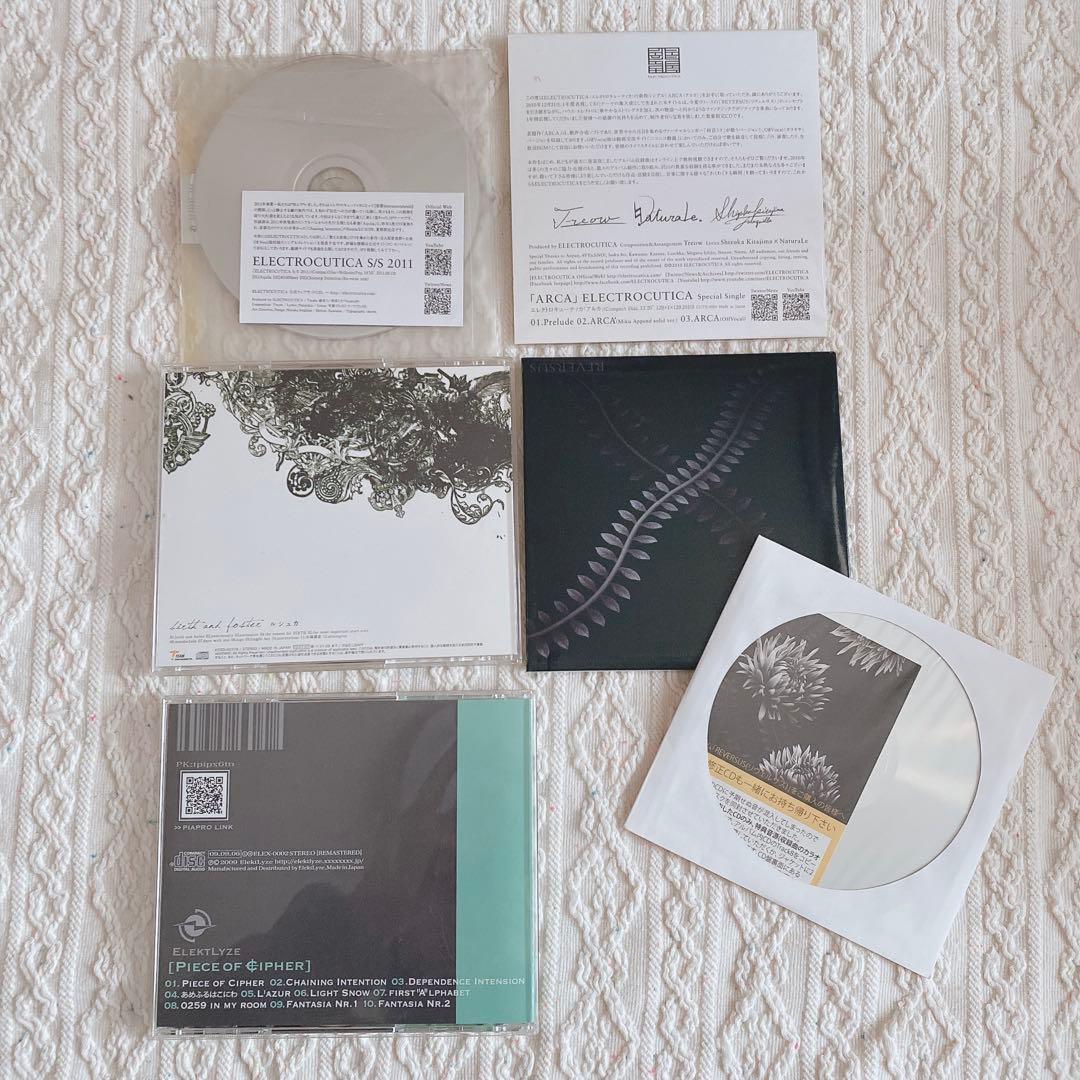 ELECTROCUTICA Treow 逆衝動P ルシュカ　CD 5枚セット