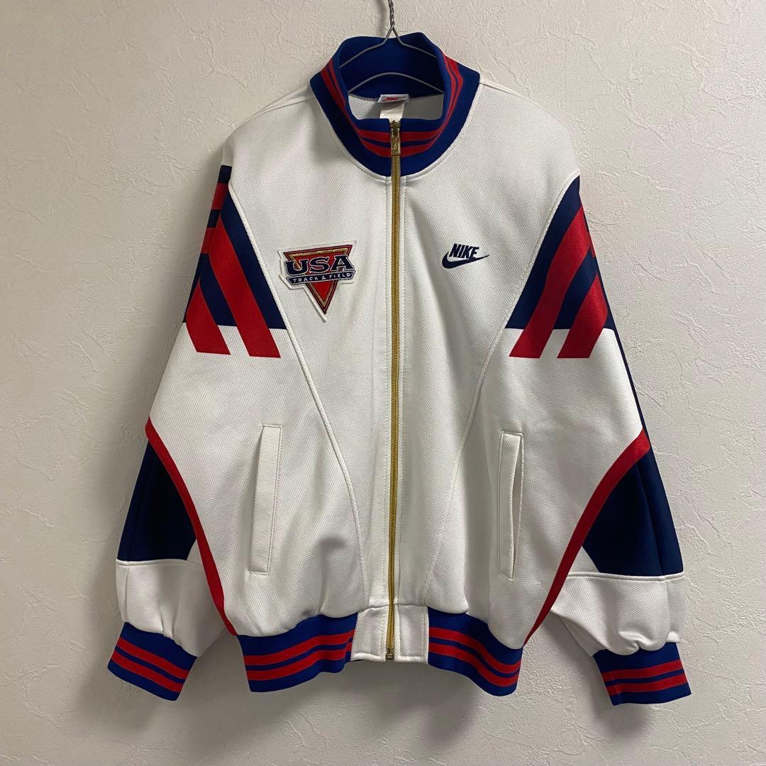 90s NIKE 銀タグ トラックジャケット ジャージ USA 代表 - メルカリ