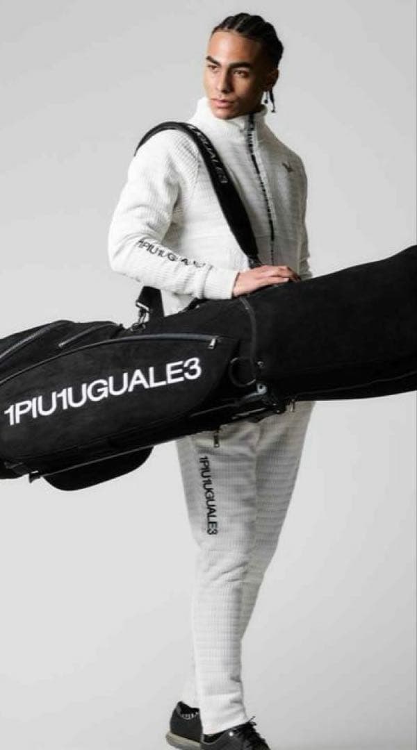 1PIU1UGUALE3 GOLF WAFFLE TRACK PANTS