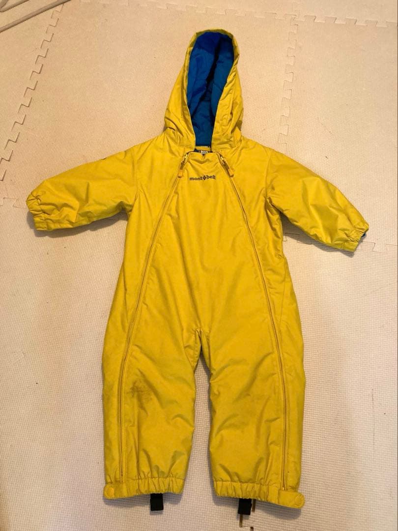 mont-bell ベビー用スノーウェア 80 イエロー モンベル スキーウェア
