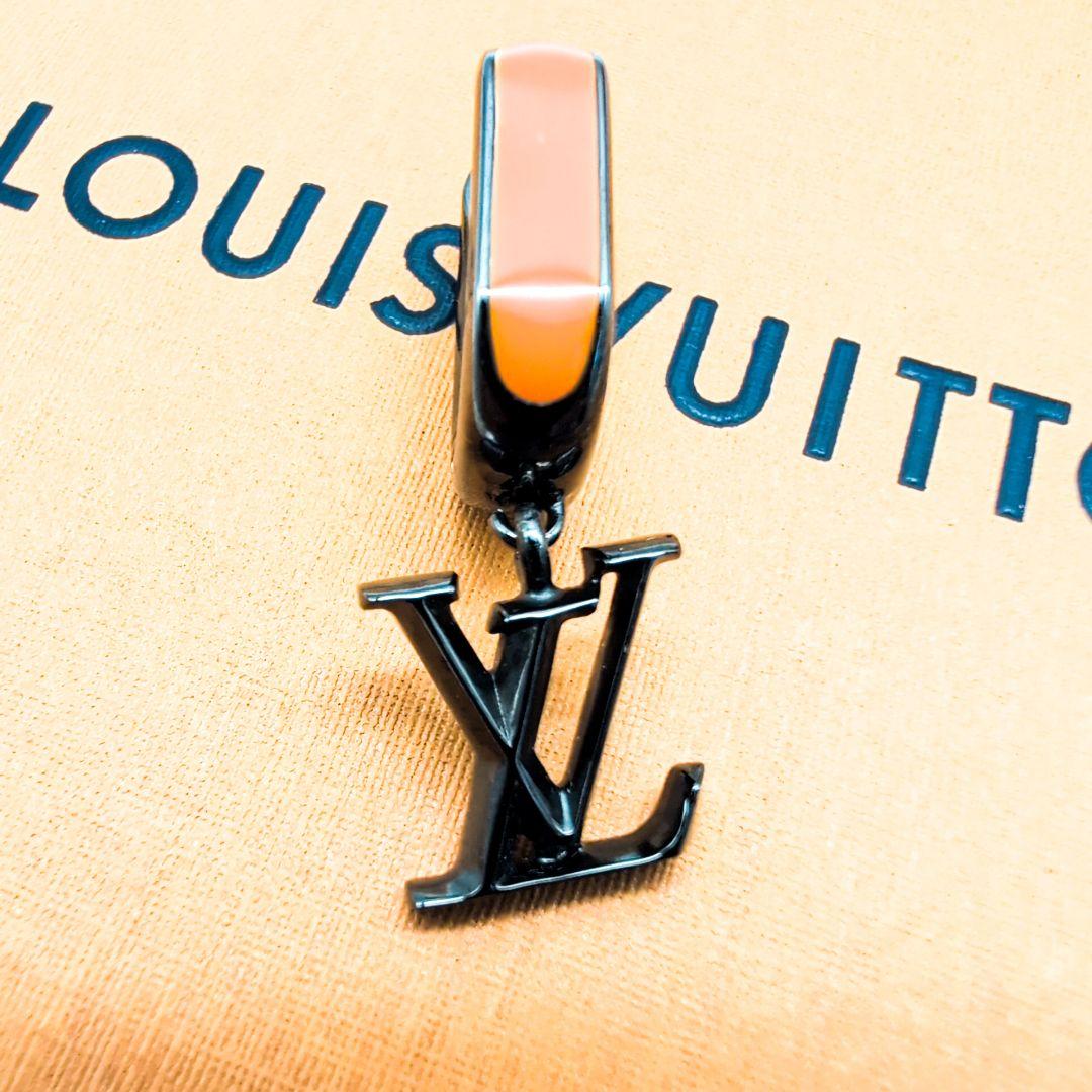 ルイヴィトン ブックルドレイユ パラダイスチェーン ピアス オレンジ