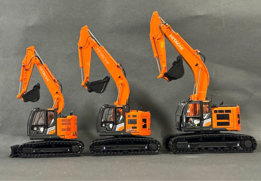 入手困難 日立建機ZAXIS ZX135 225 345 油圧ショベル1/50 - メルカリ