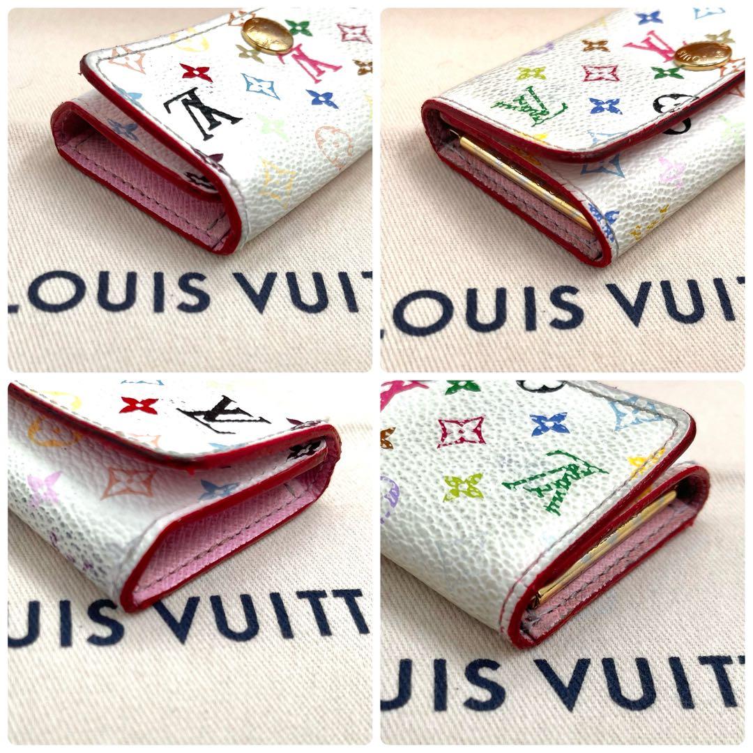 <良品>ルイヴィトン 　モノグラム　マルチカラー　キーケース　　4連 　861