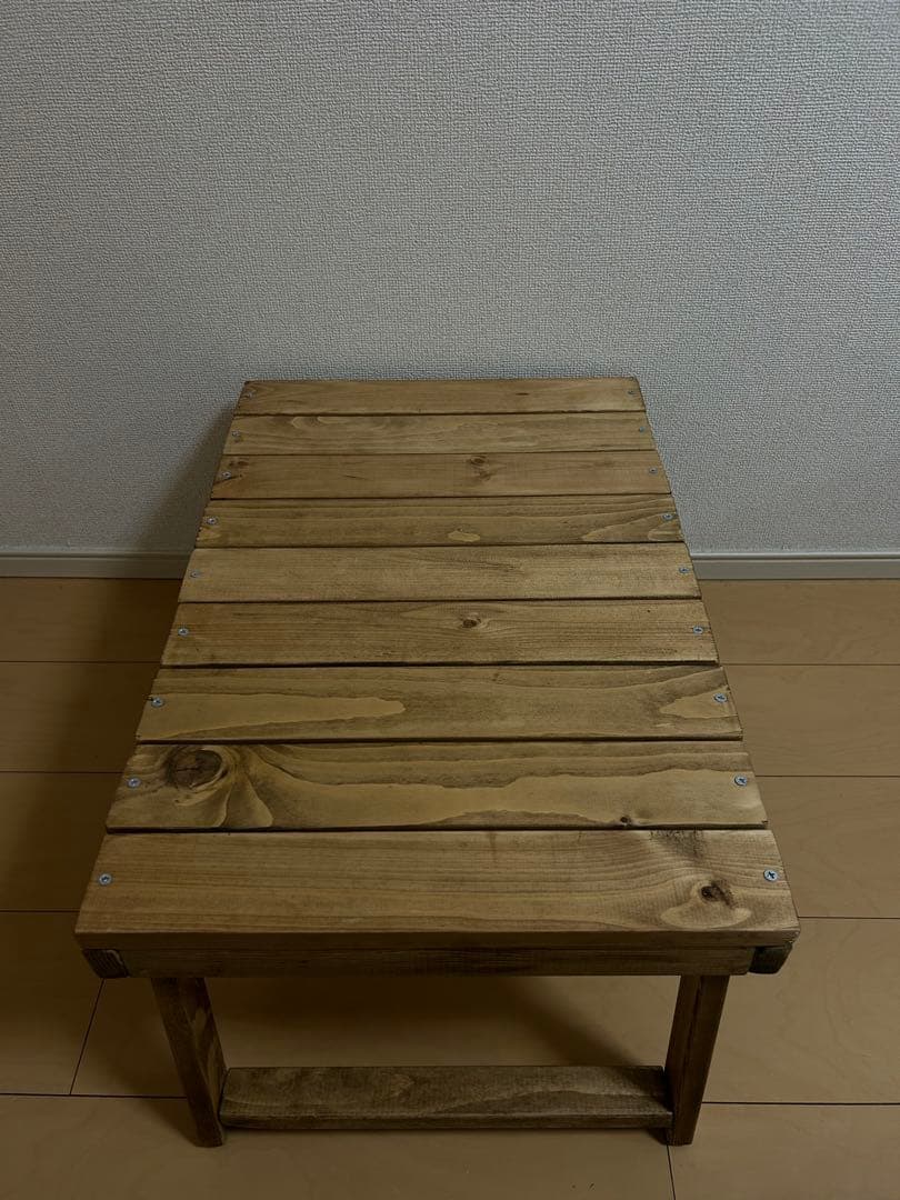 【新品未使用】ハレテーブル同規格 木製キャンプテーブル