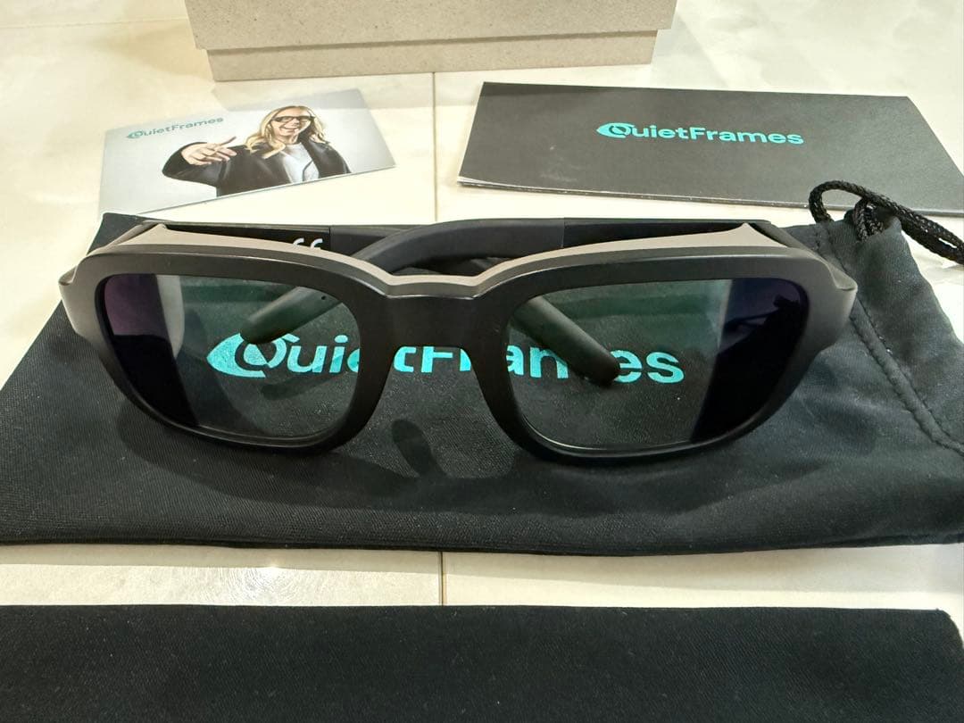 メガネ・老眼鏡 QuietFrames Silent Black