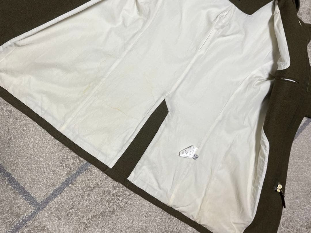 visvim オリーブ　WOOL WINDSTOPPER メルトンダッフルコート