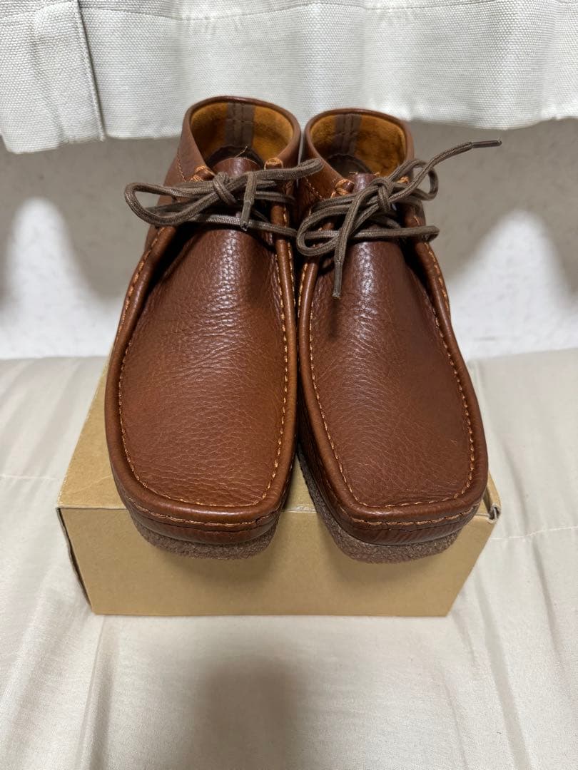 【新品未使用】クラークス シェイカーブーツ ブラウンレザー