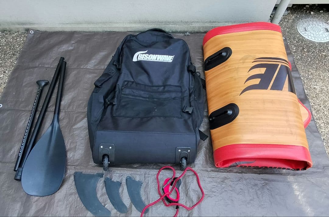 BISONWAVE　BW SUP294ワイド　ウッドレッド