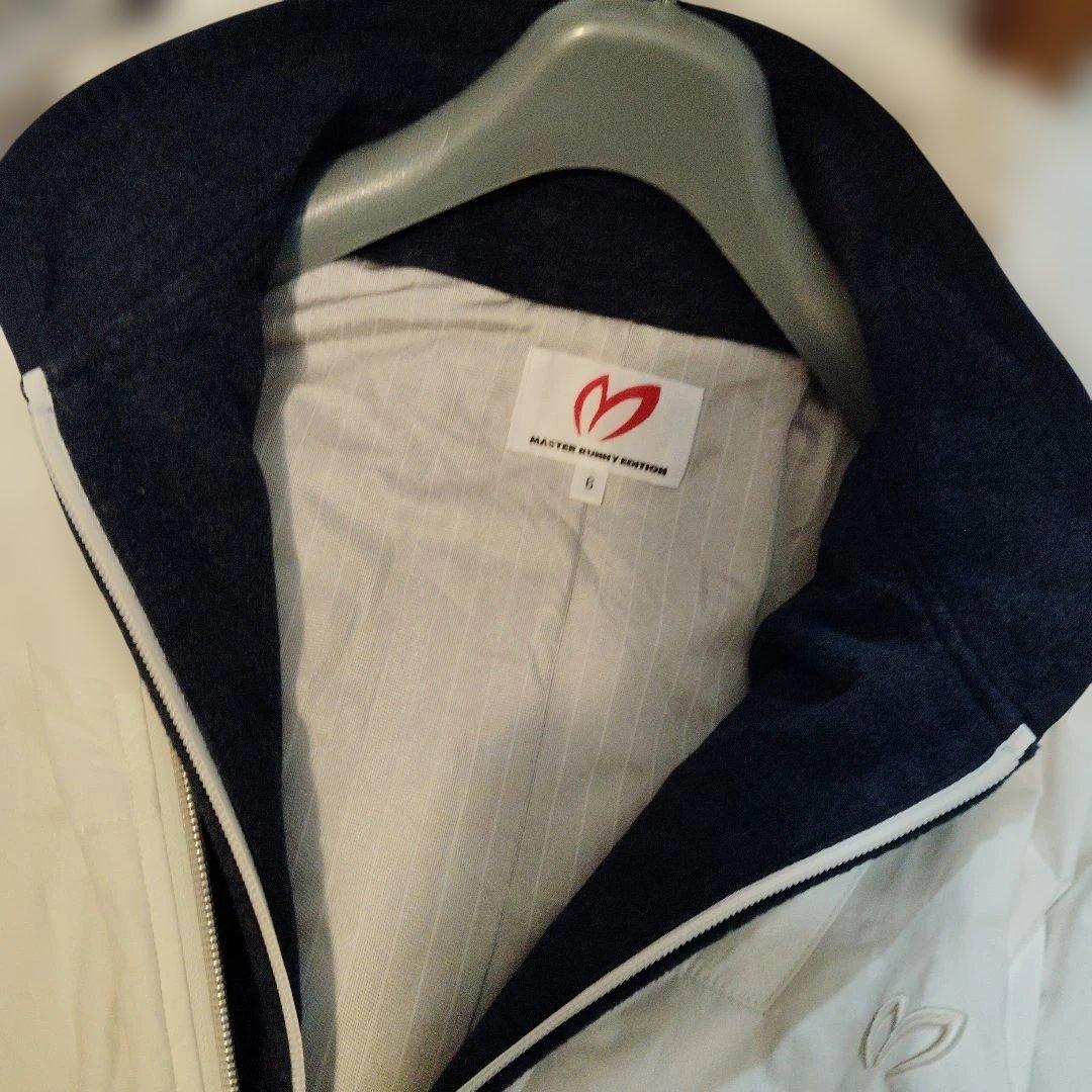 マスターバニー　中綿ダウンジャケット　ゴルフ　白×ネイビー6