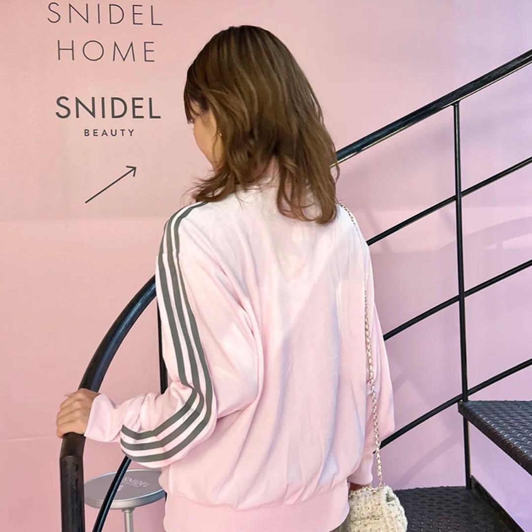 新品XL⭐️adidas × Snidel 別注 ベロア トラックトップ ピンク - メルカリ