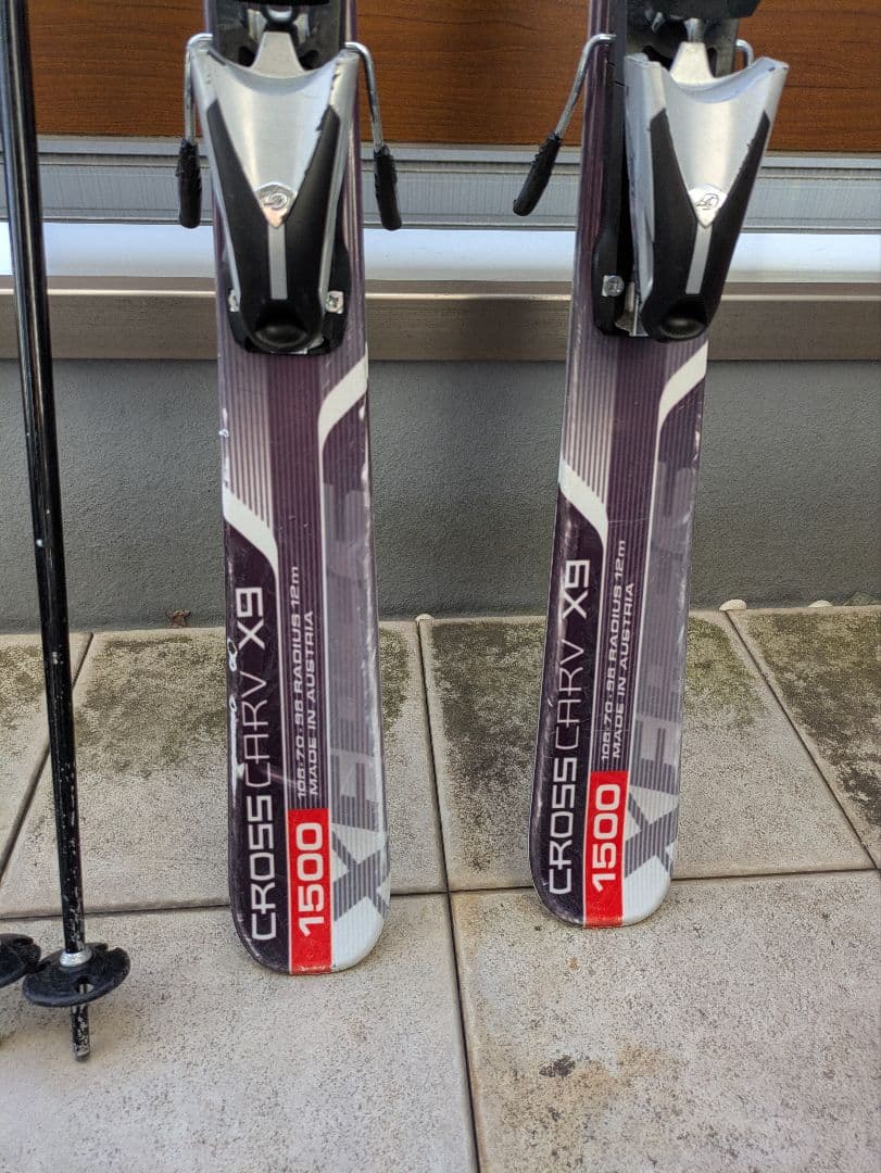 スキー　板／ビンディング／ストック　サイズ150　セット