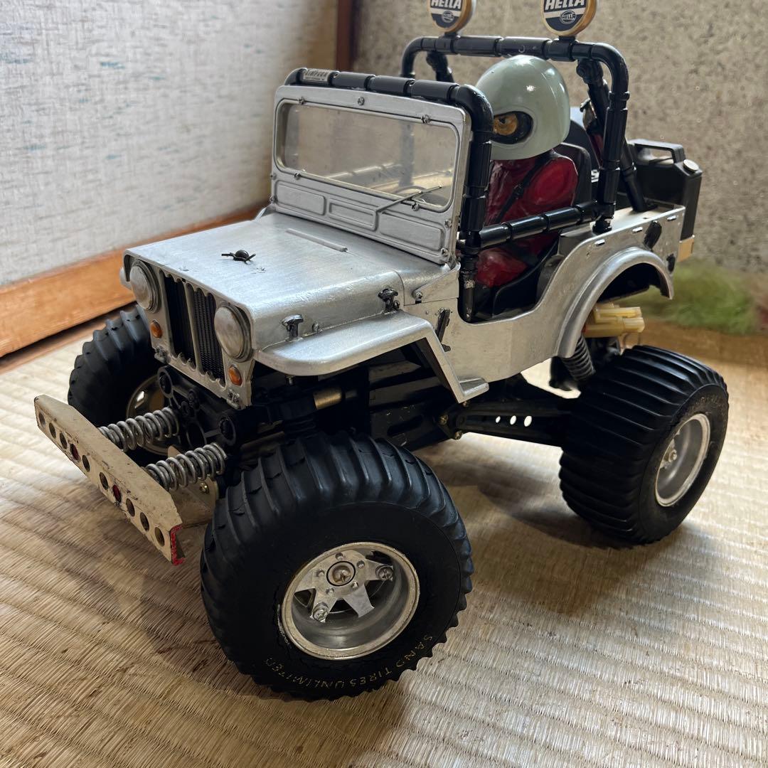 タミヤワイルドウイリス初代物 ラジコンカー プロポ、スピコン、サーボ、付き