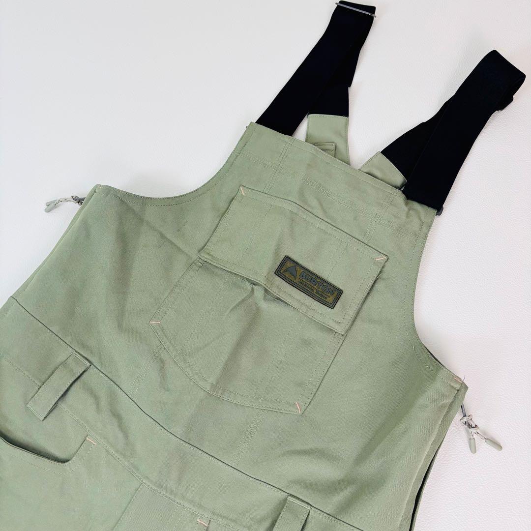 2460 バートン ビブパンツ カーキ 裏地付き つなぎ