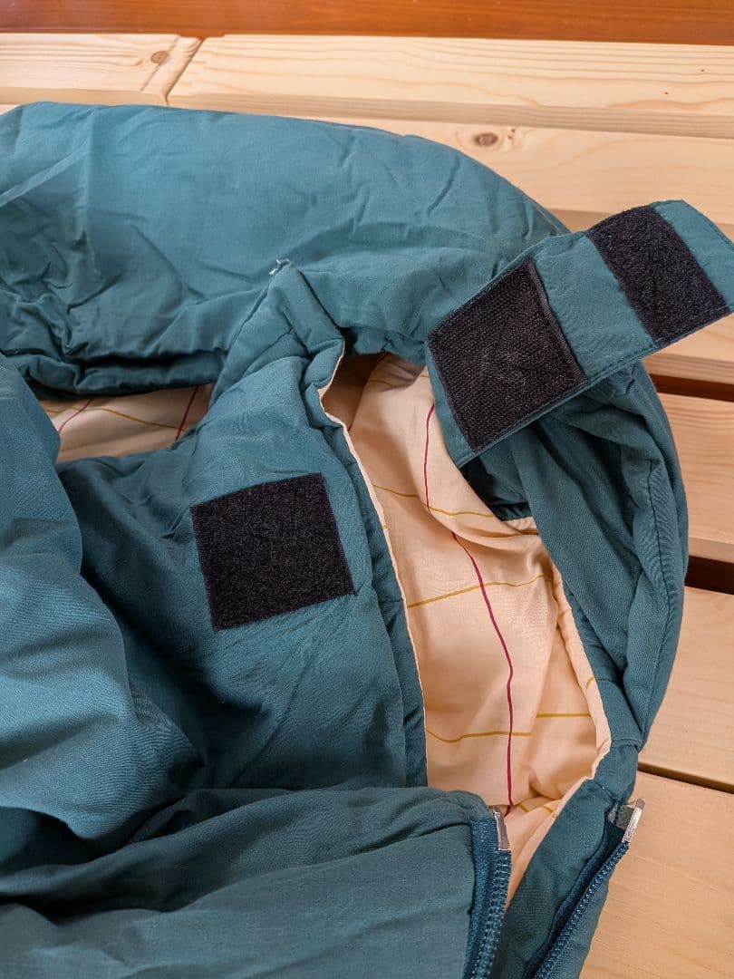  peak セパレートシュラフ オフトンワイドチェックBD009(赤)