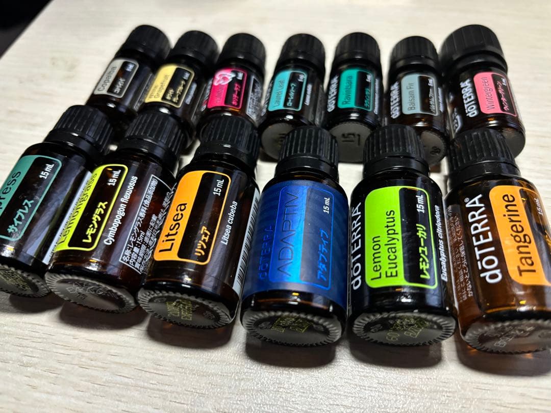 doTERRA エッセンシャルオイルセット 15ml 5ml 13本