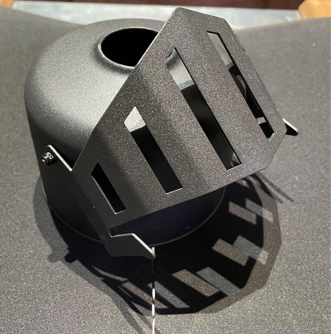 スノーピーク フォールディングトーチ アシモクラフツ 黒騎士OD缶カバーセット