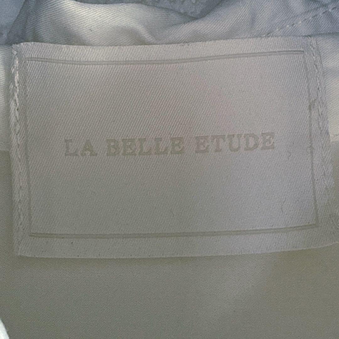 la belle etude 裾バルーンボリュームシャツワンピース