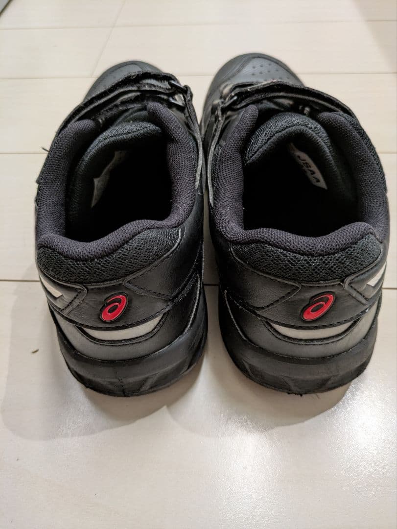 asics 安全靴 黒/白 ベルクロ式