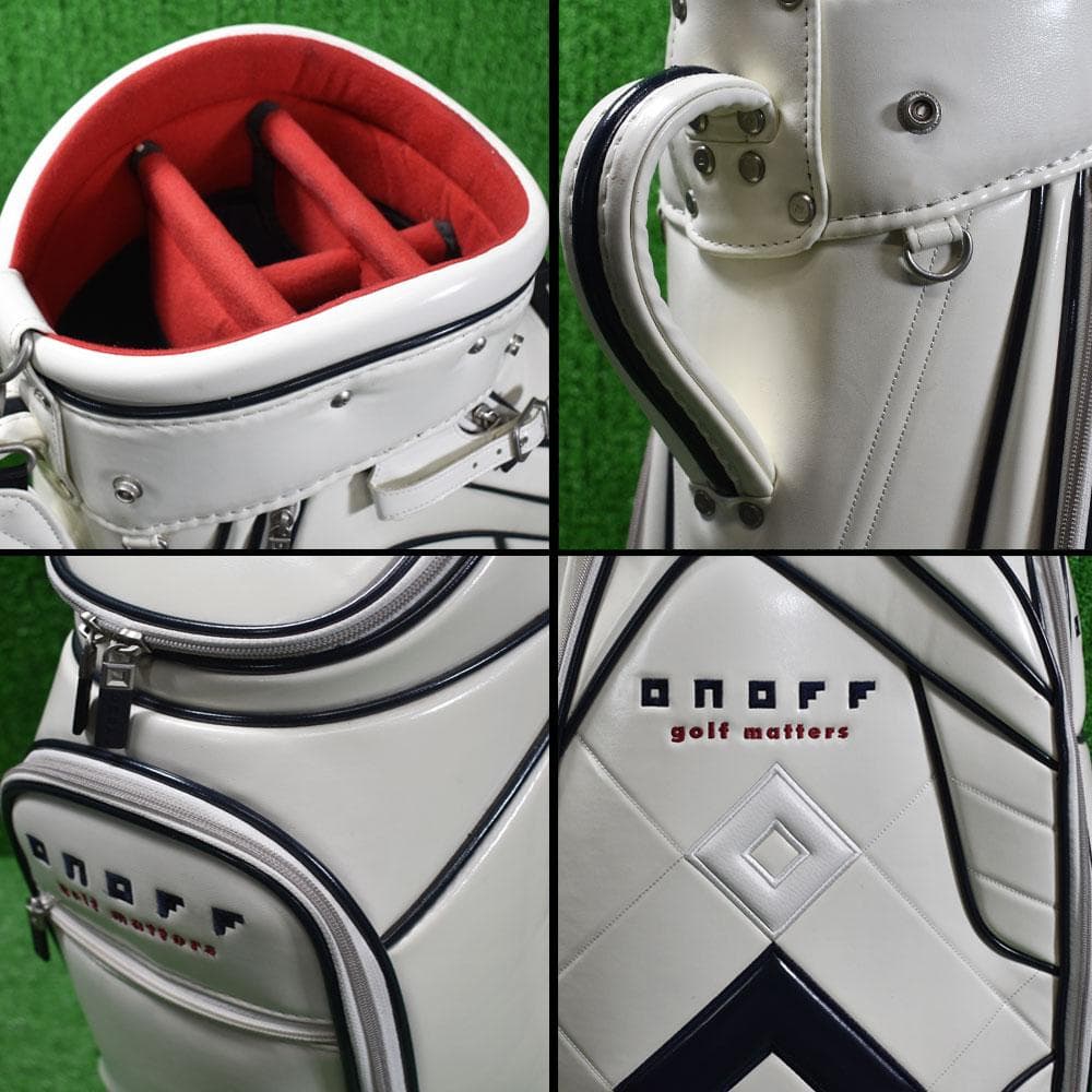 ONOFF/オノフ ダイワゴルフ キャディバッグ9.5型【クリーム】美品！