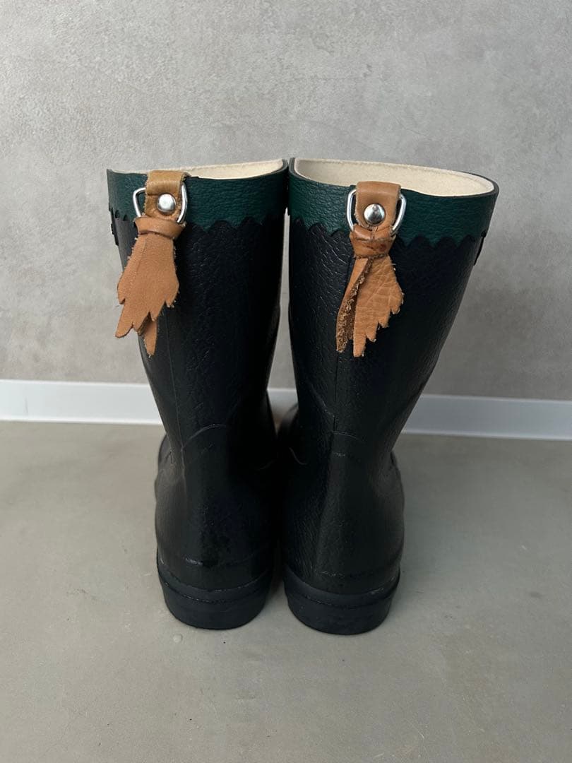 専用＊AIGLE ショートレインブーツ　37サイズ　中敷付き　フェスにも