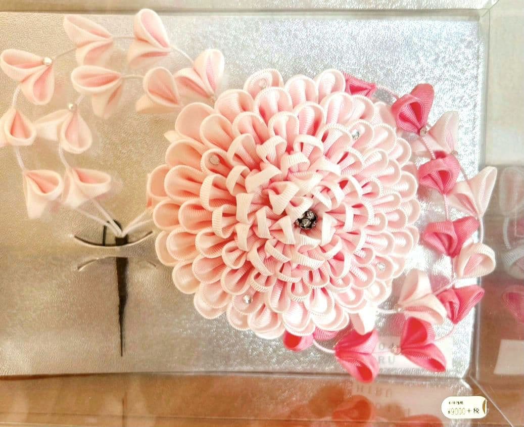 つまみ細工　髪飾り　成人式