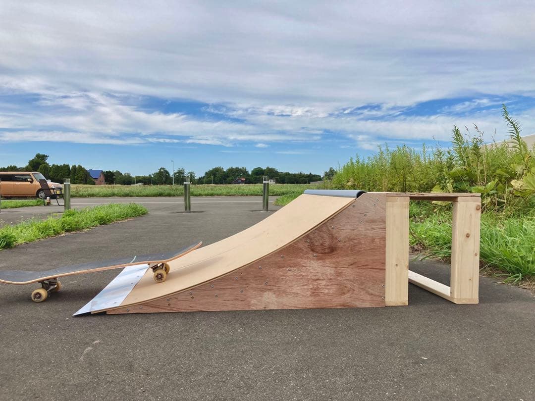 スケボー　ランプ　組み立てキット　skatepia 日本ランク選手　堀米選手も