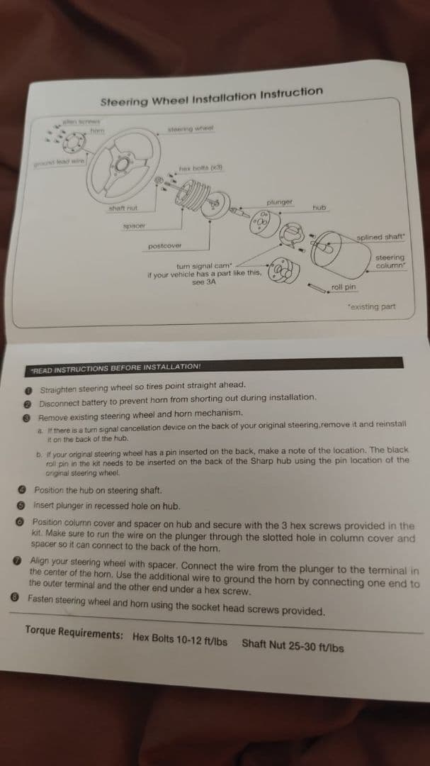 Nardi ステアリングホイール 3スポーク