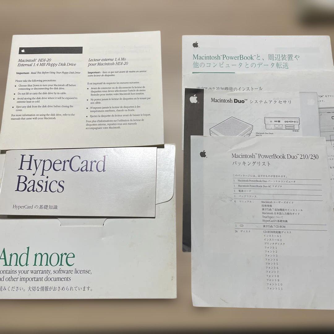 Macintosh Power book Duo 210 ジャンク