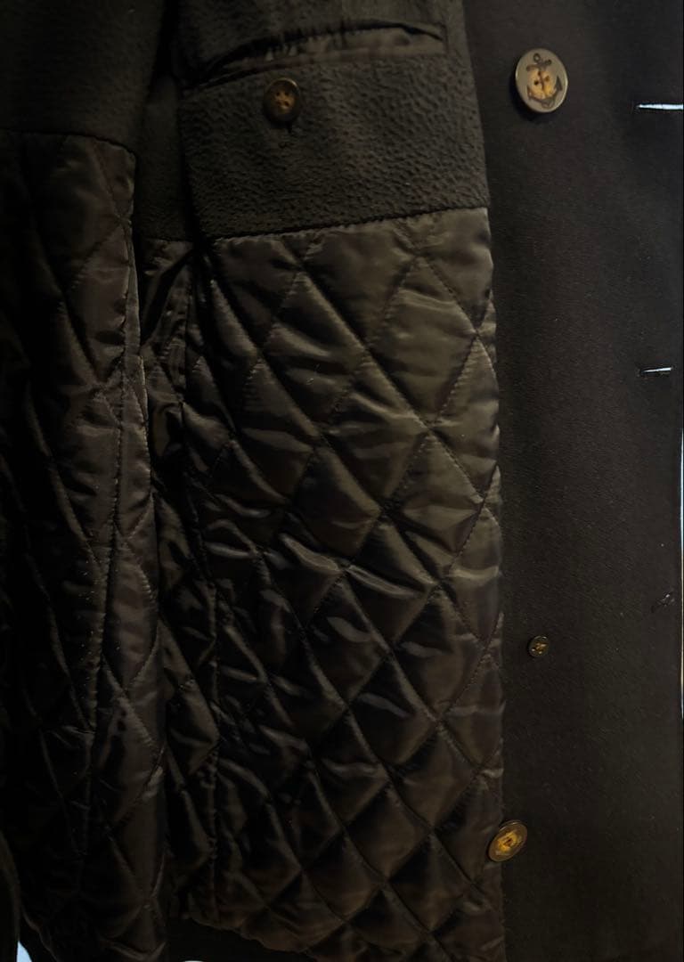 Ralph Lauren ネイビーウール ピーコート