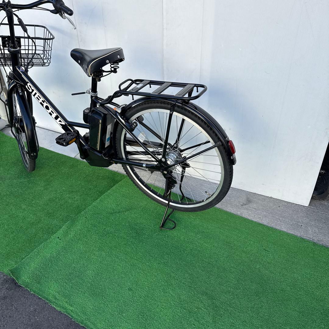 ブリヂストンSTEPCRUZアルベルト新型電動アシスト自転車26インチ ブラック