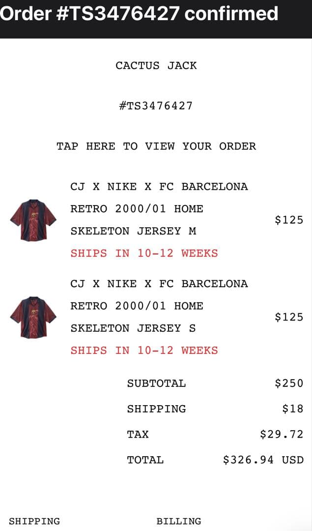 正規品 トラビススコット NIKE FC バルセロナ ナイキ TRAVIS S