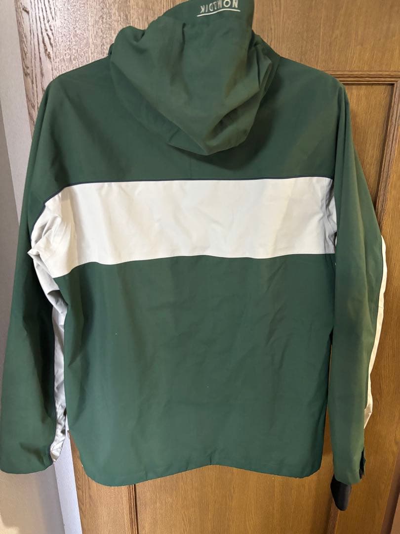 Nomadik アノラックジャケット XL グリーン/ホワイト