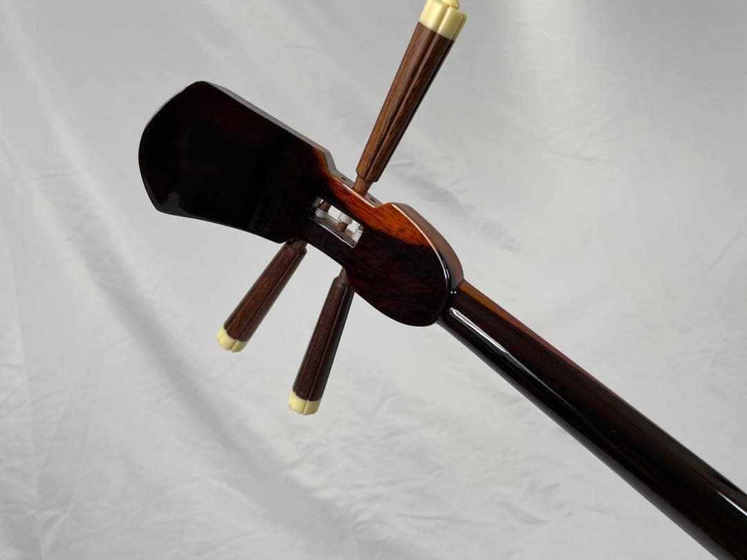 高級県産黒檀三線 三線組合 渡慶次 道政 謹製