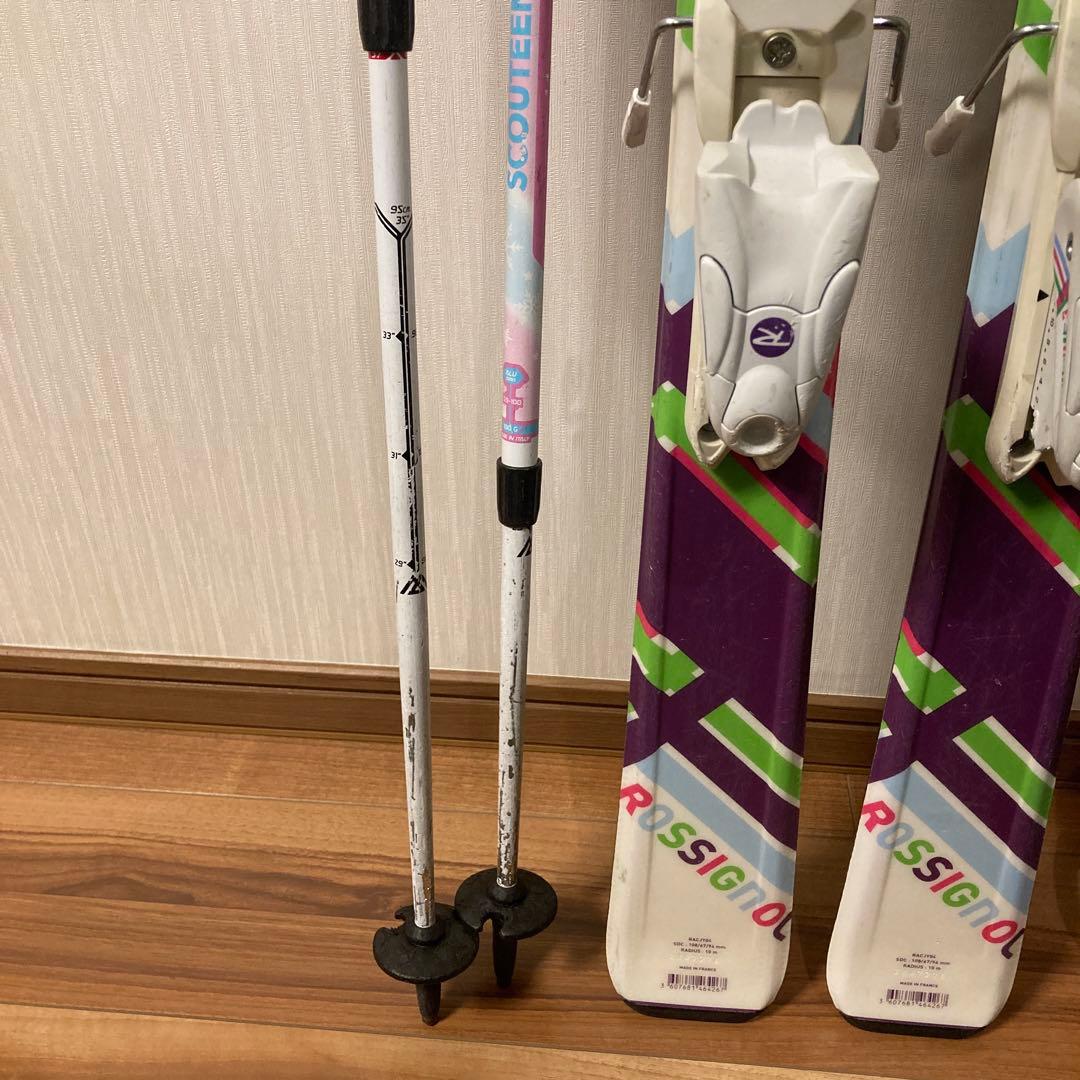 ROSSIGNOL スキーセット130cm