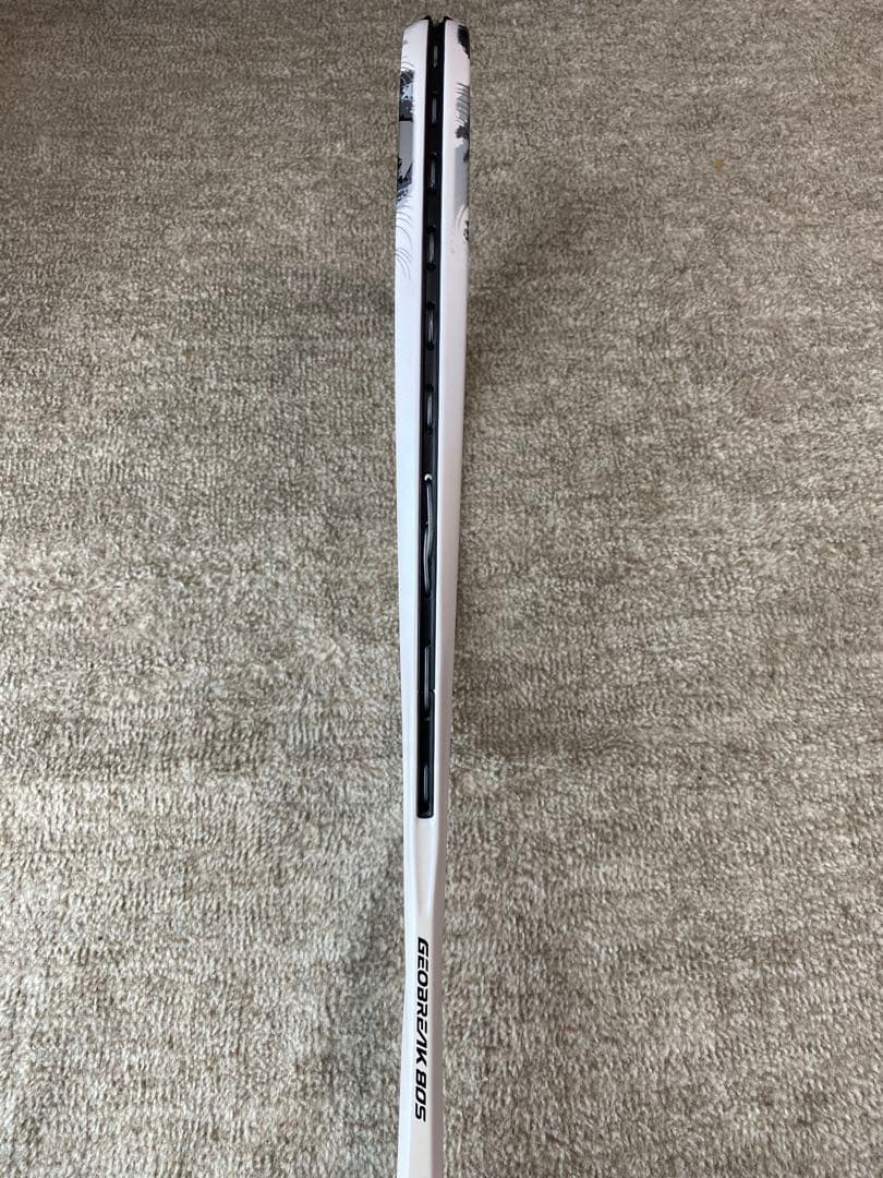 ソフトテニス　YONEX ジオブレイク80sホワイト