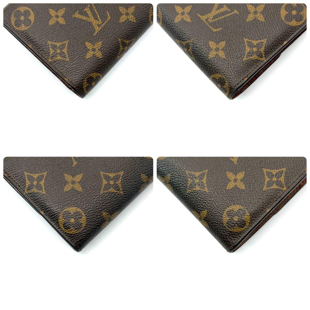 美品 ルイヴィトン モノグラム ポルトフォイユ サラ 10カード 茶色 財布 .