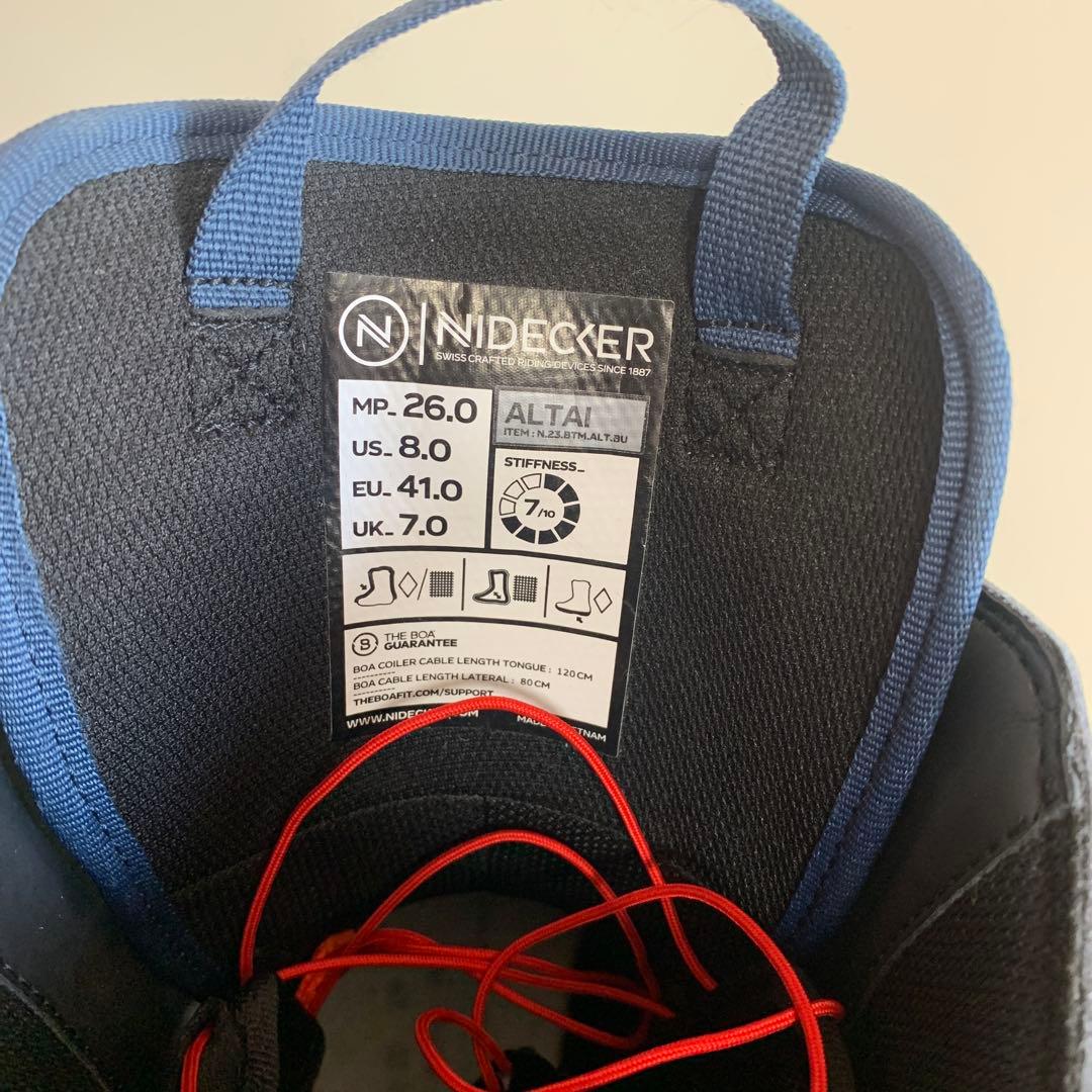 NIDECKER ALTAI 26センチ　紺