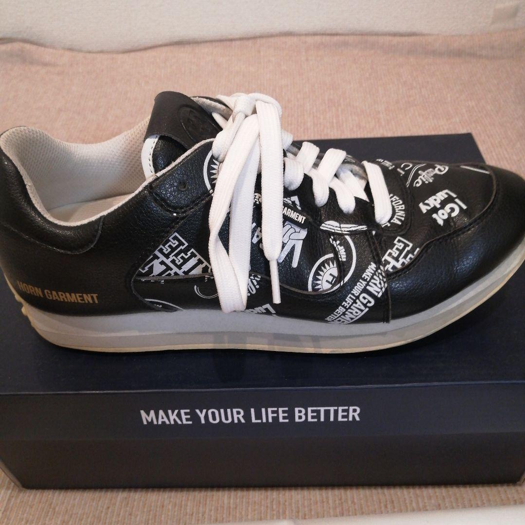 HORN GARMENT ゴルフシューズ ブラック/ホワイト