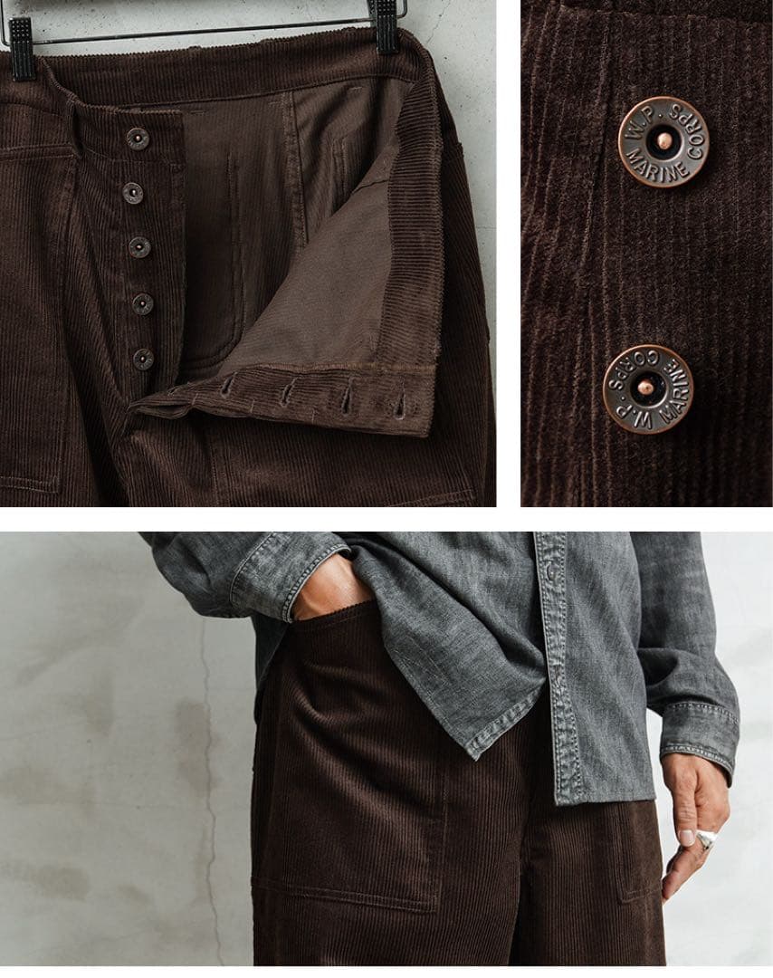 WAIPER.inc コーデュロイ ユーティリティパンツ 初期型【WP1153】