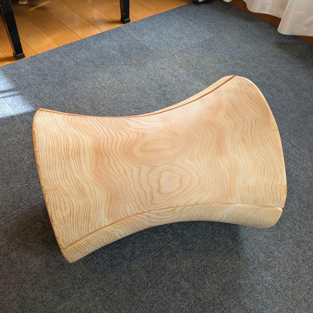 outdoorman　檜⑤　丸太　椅子　スツール　高さ約40㎝