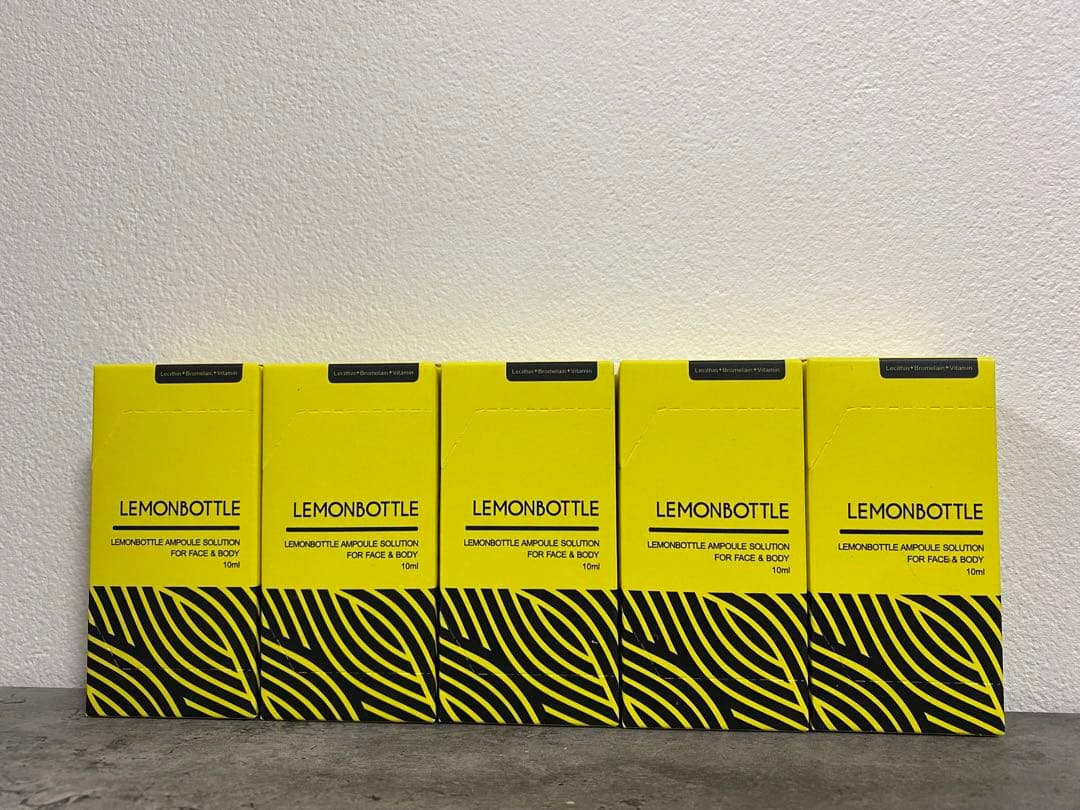 即日発送】韓国で話題レモンボトル10ml 5本ホームケアキットプレゼント