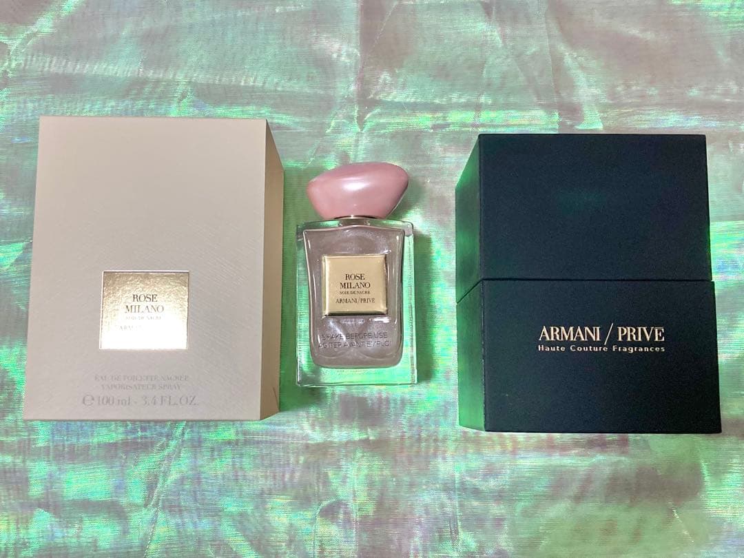 香水 アルマーニ プリヴェ ローズ ミラノ デパコス レア 限定品 100ml